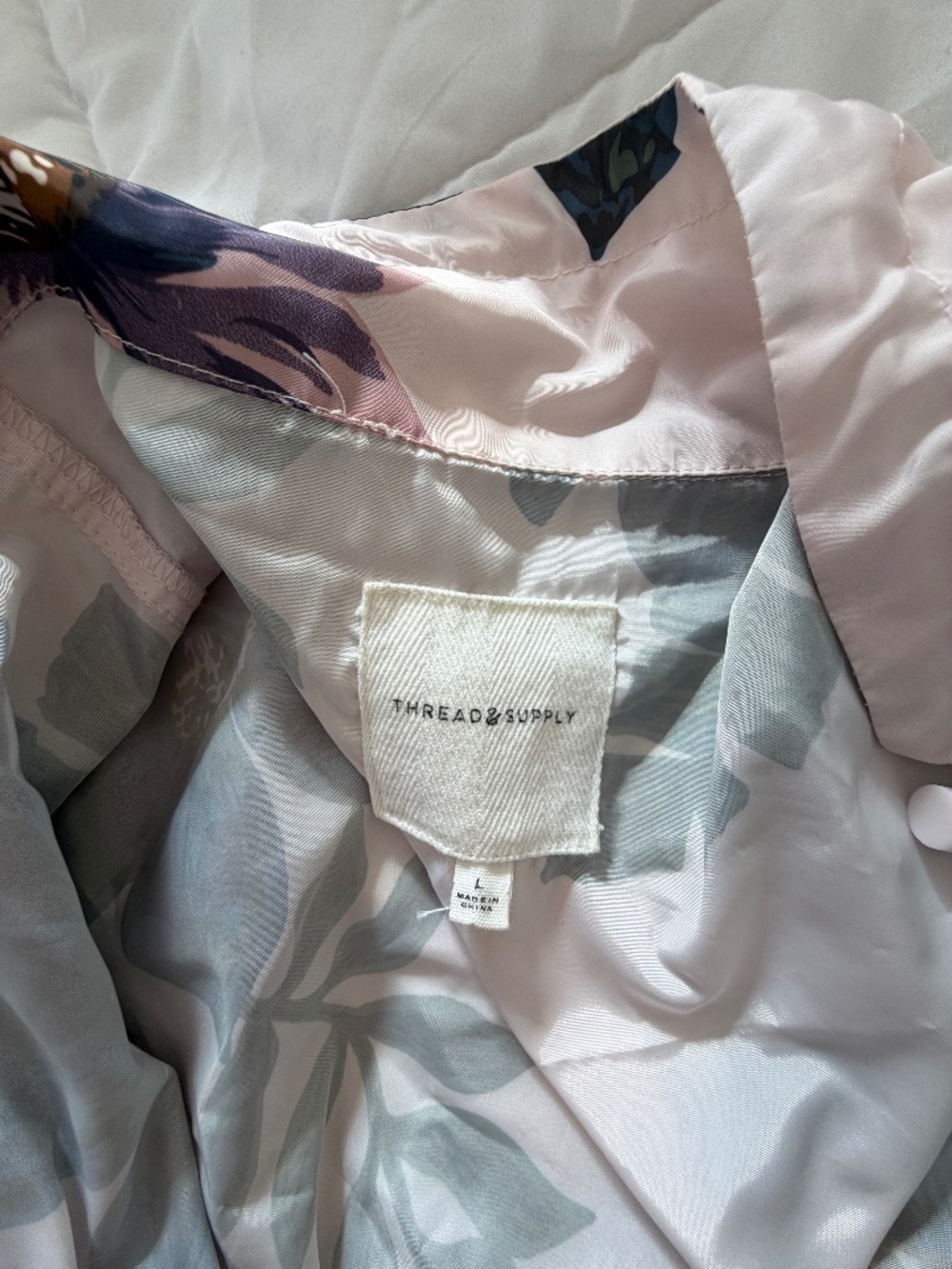 Thread & Supply Floral Anorak Jacket – Size L